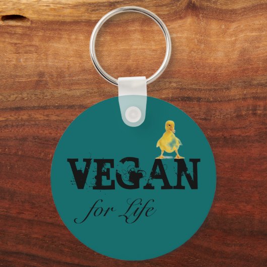 Vegan for Life Sleutelhanger (Voorkant)