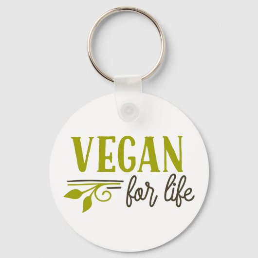 Vegan for Life Sleutelhanger (Voorkant)