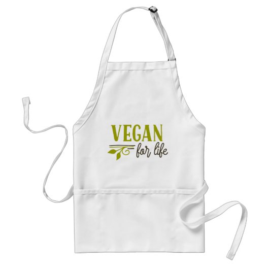 Vegan for Life Standaard Schort (Voorkant)