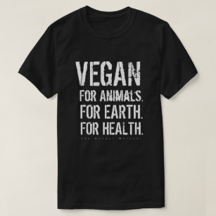 Vegan for Shirt (zwart)