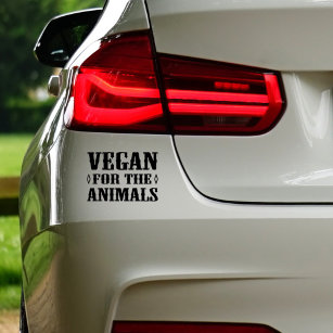 Vegan for the Animals, autowrak Sticker