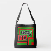 Vegan for the Animals (FTA) Crossbody Tas (Achterkant)