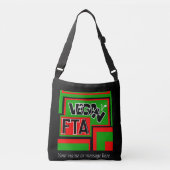 Vegan for the Animals (FTA) Crossbody Tas (Voorkant)