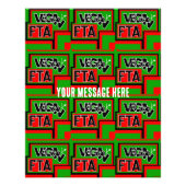 Vegan for the Animals (FTA) Foto Afdruk (Voorkant)