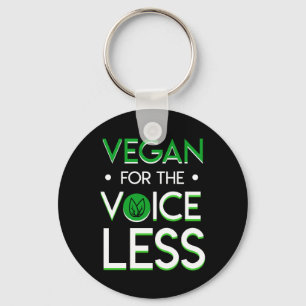 Vegan for the Voiceless Vegetarian Gifts Sleutelhanger