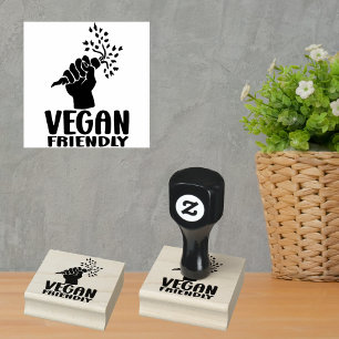 Vegan Friendly, eenvoudig Rubberstempel