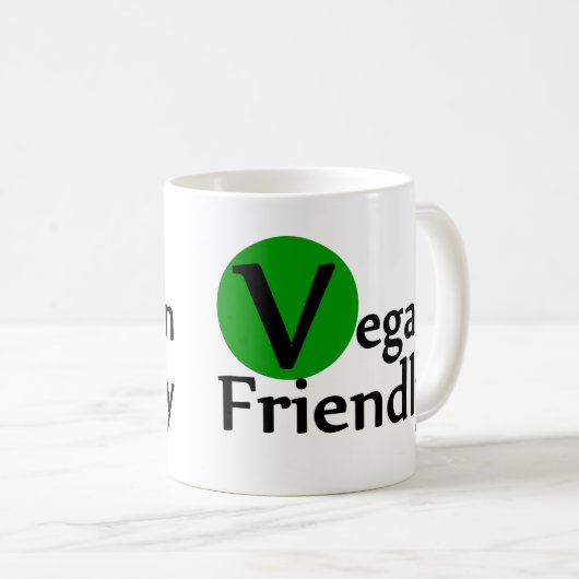 Vegan Friendly Koffiemok (Voorkant rechts)