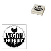 Vegan Friendly Rubberstempel (Gestempeld)