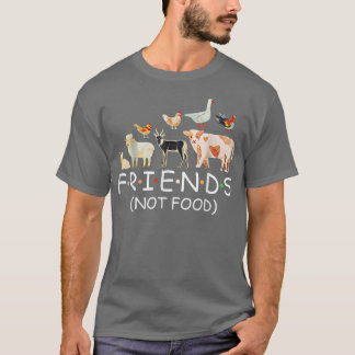 Vegan Friends Not Food T-shirt