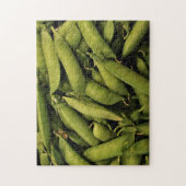 Vegan Garden Pea Puzzle Legpuzzel (Verticaal)