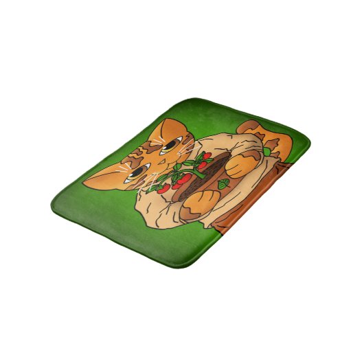 Vegan Gardener Cat Badmat (Gekanteld)