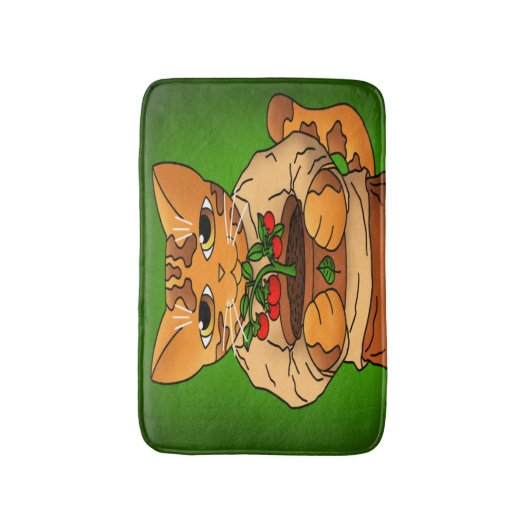 Vegan Gardener Cat Badmat (Voorkant Verticaal)