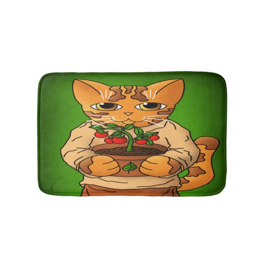 Vegan Gardener Cat Badmat (Voorkant)