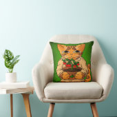 Vegan Gardener Cat Kussen (Stoel)