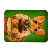 Vegan Gardener Cat Magnet Magneet (Horizontaal)