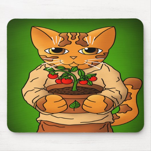Vegan Gardener Cat Muismat (Voorkant)