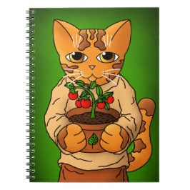 Vegan Gardener Cat Notitieboek