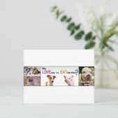 Vegan Gear Wat is het verschil? Briefkaart (Staand voorkant)