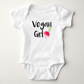 Vegan Girl beroemd gemaakt door Beets baby Romper