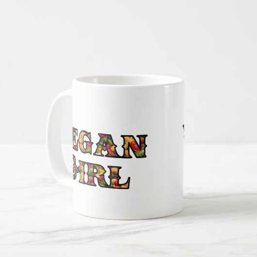 Vegan Girl Koffiemok (Voorkant links)