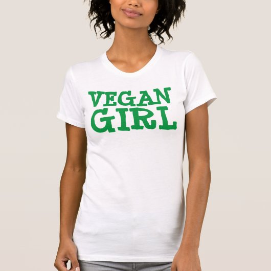 VEGAN GIRL t-shirts (Voorkant)