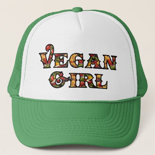 Vegan Girl Trucker Pet (Voorkant)