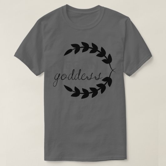 Vegan Goddess T-shirt (Design voorkant)