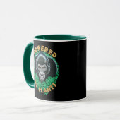 Vegan Gorilla met Planten Quote Mok (Voorkant links)