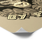 Vegan Gorilla met Planten Quote Poster (Hoek)