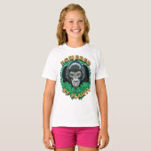 Vegan Gorilla met Planten Quote T-shirt (Voorkant volledig)