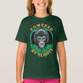 Vegan Gorilla met Planten Quote T-shirt