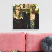 Vegan Gothic Fine Art Spoof Canvas Afdruk (Insitu (Woonkamer))