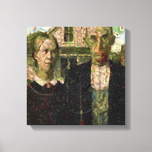 Vegan Gothic Fine Art Spoof Canvas Afdruk