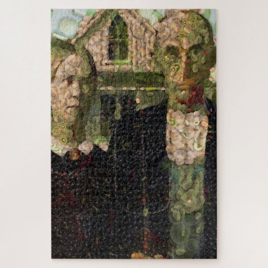 Vegan Gothic Fine Art Spoof Legpuzzel (Verticaal)