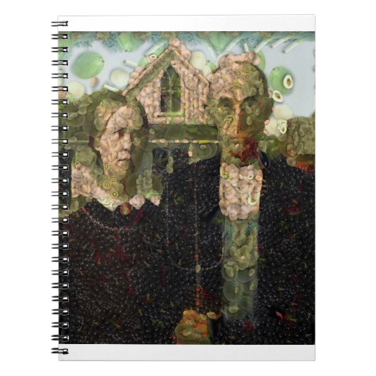 Vegan Gothic Fine Art Spoof Notitieboek (Voorkant)