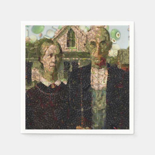 Vegan Gothic Fine Art Spoof Servet (Voorkant)