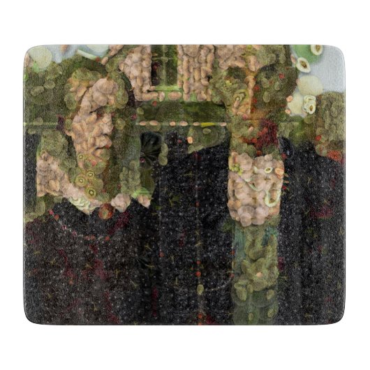 Vegan Gothic Fine Art Spoof Snijplank (Voorkant)