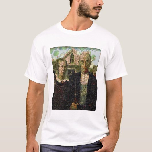 Vegan Gothic Fine Art Spoof T-shirt (Voorkant)