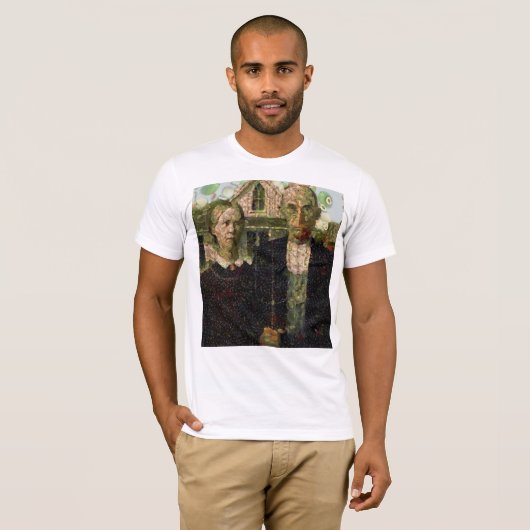 Vegan Gothic Fine Art Spoof T-shirt (Voorkant volledig)