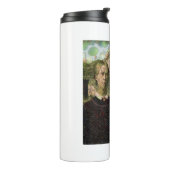 Vegan Gothic Fine Art Spoof Thermosbeker (Gedraaid links)