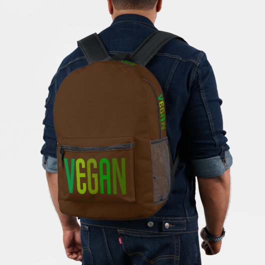 Vegan groene bruine rugzak (Insitu (model))