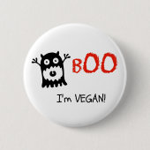 Vegan Halloween Button (Voorkant)