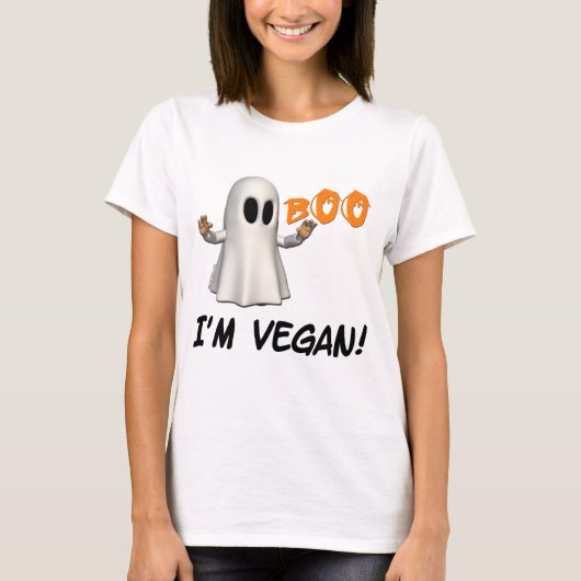 Vegan Halloween T-shirt (Voorkant)
