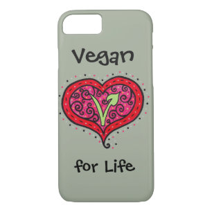 Vegan Heart iPhone 8/7 Hoesje