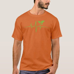 Vegan Heartbeat Vegan T-shirt Gift for Vegetarian