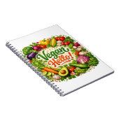 Vegan Hello Post‑It Notities Notitieboek (Rechterzijde)