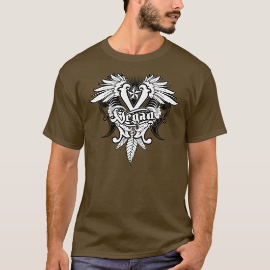 Vegan Heraldry T-shirt (Voorkant)
