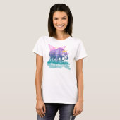 Vegan Herbivore Magic Hippo T-shirt (Voorkant volledig)