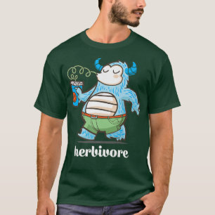 Vegan Herbivore voor Veganen en vegetariërs T-shirt