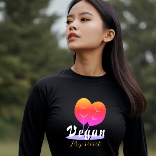 Vegan: Het geheim van de vrouw T-Shirt